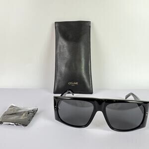 CELINE PARIS CL40089I CL 40089I 01A 63-17-135 Black Sunglasses